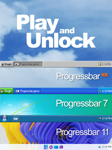 Progressbar95 easy nostalgic hypercasual game 0.8470 Mod unlocked Gallery 10