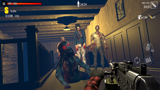 Zombie Hunter DDay Offline Shooting Game v1.0.826 MOD APK One Hit/God Mode Gallery 7