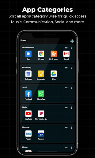 Alpha Hybrid Launcher 4D theme Mod Apk 14.0 (Unlocked)(Prime) Gallery 7