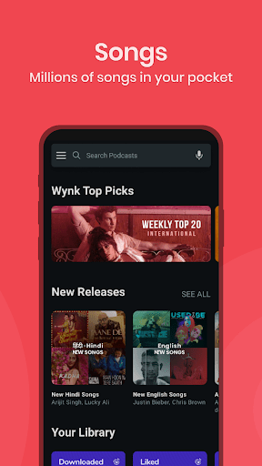 Wynk Music APK v3.31.0.0 (MOD No Ads) Gallery 1