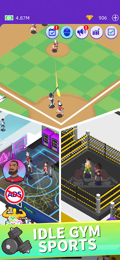 Idle GYM Sports Fitness Workout Simulator Game 1.79 MOD APK Free Shopping Gallery 4