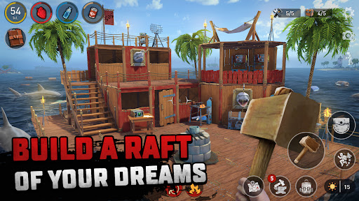 Raft Survival Ocean Nomad Simulator 1.205 MOD APK free shopping Gallery 3