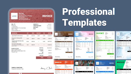 My Invoice Generator & Invoice MOD apk (Unlocked)(VIP) v1.01.70.0923 Gallery 1