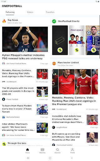 OneFootball Soccer News v14.18.0 APK MOD Extra/ADFree Gallery 8