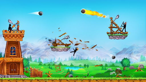 The Catapult 2 Stickman game v6.0.1 MOD APK Unlimited Money