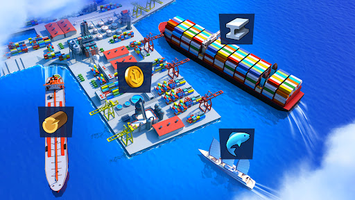 Sea Port: Build Town & Ship Cargo 1.0.203 (Full) Apk + Mod Gallery 5