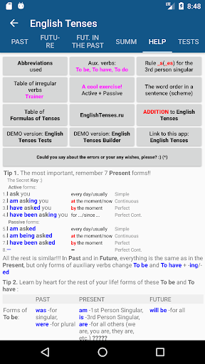 English Tenses Mod Apk 7.4 (Patched) Gallery 1