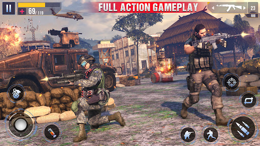 FPS Gun Shooting Games offline 18.9 MOD APK God Mode Gallery 3