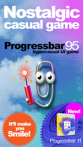 Progressbar95 easy nostalgic hypercasual game 0.8470 Mod unlocked Gallery 1