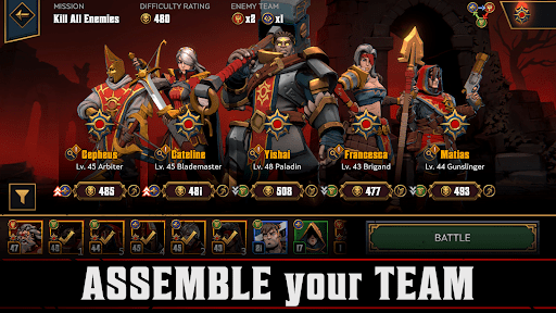 Grimguard Tactics: Fantasy RPG Mod Apk 0.9.12 (Unlimited money) Gallery 3