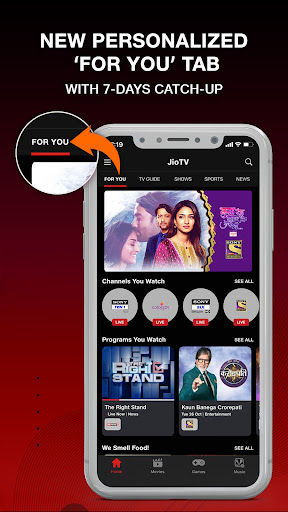 JIO TV MOD APK v7.0.3 (Prime Unlocked/Work Without JIO SIM)