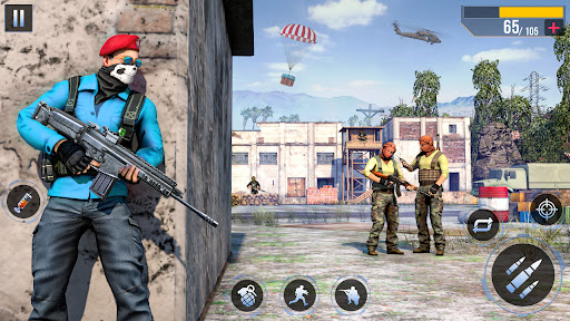 FPS Gun Shooting Games offline 18.9 MOD APK God Mode Gallery 4