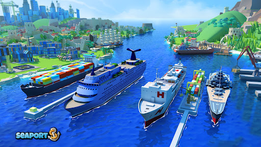 Sea Port: Build Town & Ship Cargo 1.0.203 (Full) Apk + Mod Gallery 8