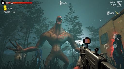 Zombie Hunter DDay Offline Shooting Game v1.0.826 MOD APK One Hit/God Mode