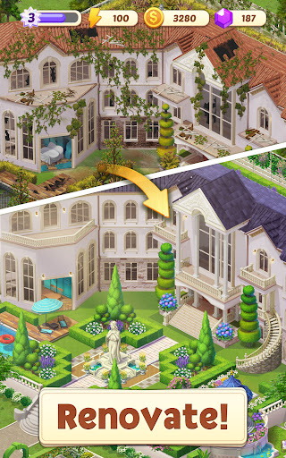 Merge Manor Sunny House v1.0.54 MOD APK Unlimited Money Gallery 9