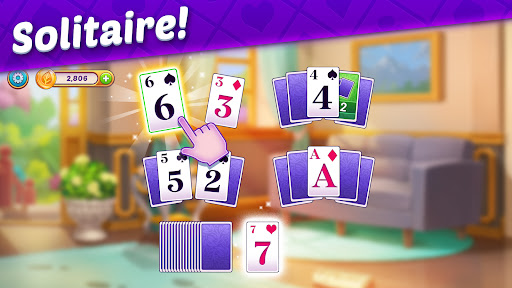 Solitaire Story Avas Manor Tripeaks Card Game 23.0.0 MOD APK Unlimited Live/Boosters Gallery 1