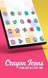 Crayon Icon Pack MOD apk v3.9 Gallery 0