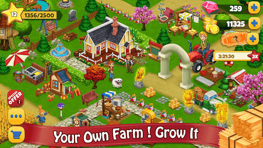 Farm Day Village Farming: Offline Games Mod Apk 1.2.66