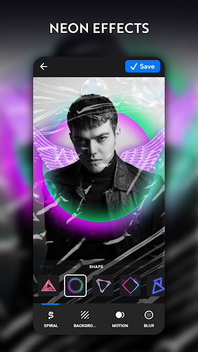 NeonArt Photo Editor: Photo Effects, Collage Maker Mod Apk 1.2.8 Gallery 1