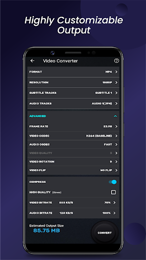 Video Converter, Compressor MP4, 3GP, MKV,MOV, AVI Mod Apk 0.7.7