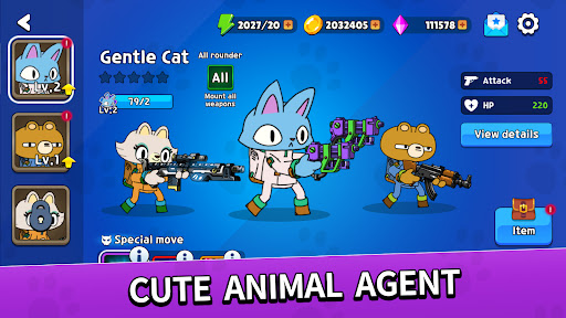 Action Cat: Roguelike Shooting Mod Apk 1.26 Gallery 6