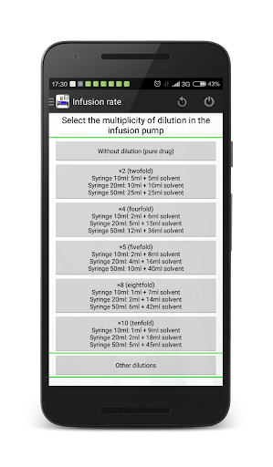 Infusion rate calculator PRO 5.0 Gallery 3