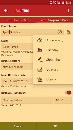 Hindu Calendar 2.2.1 (Full Unlocked) Apk Gallery 8