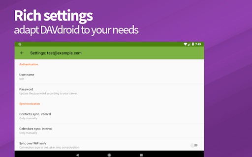 DAVx⁵ – CalDAV CardDAV WebDAV Mod Apk 4.01 (Paid for free)(Full) Gallery 10