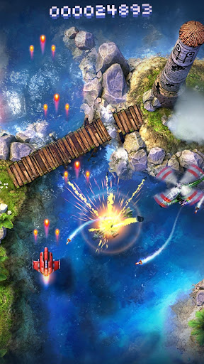 Sky Force 2014 v1.43 MOD APK God Mode/Damage/Store Unlocked Gallery 1