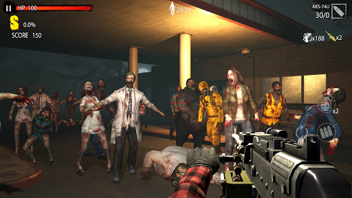 Zombie Hunter DDay Offline Shooting Game v1.0.826 MOD APK One Hit/God Mode Gallery 6