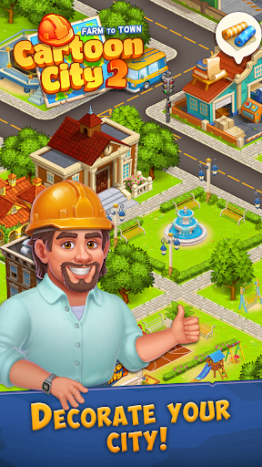 Cartoon City 2 Farm to Town. Build your dream home 2.20 MOD APK Unlimited Money Gallery 5