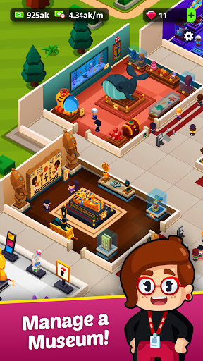 Idle Museum History & Science v1.7.2 MOD APK Unlimited Money Gallery 2