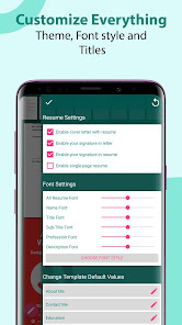 Resume Builder & CV Maker -PDF MOD apk (Unlocked)(Pro) v10.1.2 Gallery 6