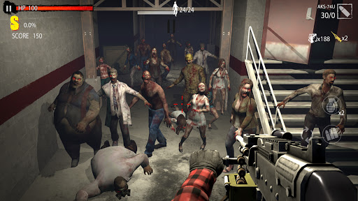 Zombie Hunter DDay Offline Shooting Game v1.0.827 MOD APK One Hit/God Mode