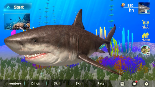 Megalodon Simulator Mod APK 1.1.7 (Unlimited money)(Free purchase)(Weak enemy)(Unlimited)(Invincible)(Mod speed) Gallery 0