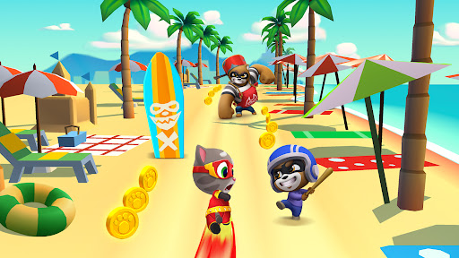 Download Talking Tom Hero Dash Mod Apk (Unlimited Money) v3.2.1.3122 Gallery 5