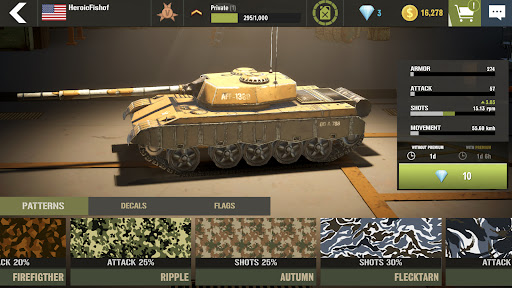 War Machines Tank Army Game 6.7.0 MOD APK Enemies On The Map Gallery 4