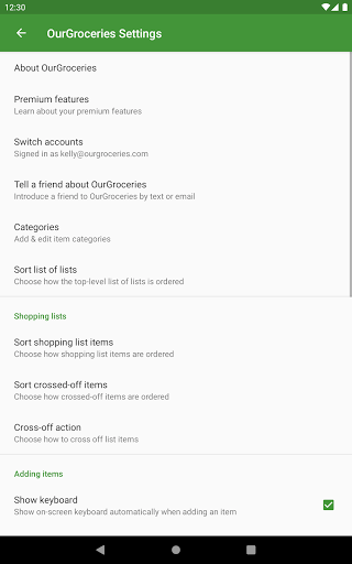 Our Groceries Shopping List Mod Apk 4.2.1 (Premium) Gallery 9