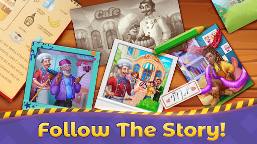 Grand Cafe Story－Match-3 Mod Apk 2.0.43 (Unlimited money) Gallery 5