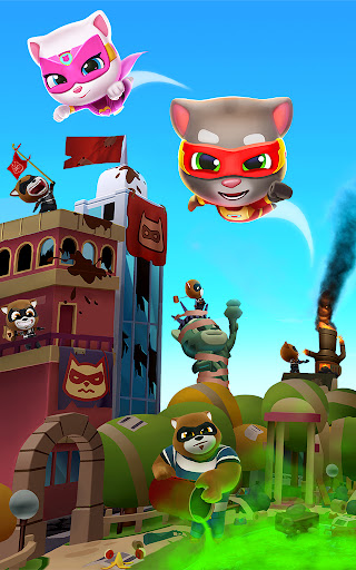 Download Talking Tom Hero Dash Mod Apk (Unlimited Money) v3.2.1.3122 Gallery 4