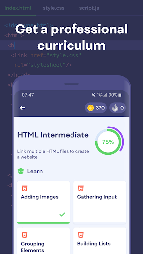 Mimo Learn coding in HTML, JavaScript, Python v3.52 MOD APK Premium Unlocked Gallery 5