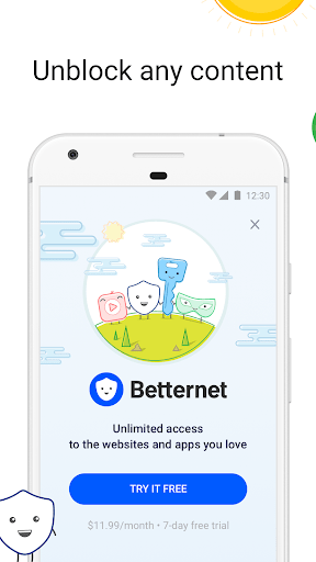 Betternet Hotspot VPN Premium 5.22.0 MOD APK Unlocked Gallery 0