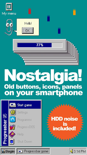 Progressbar95 easy nostalgic hypercasual game 0.8470 Mod unlocked Gallery 7