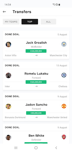 OneFootball Soccer News v14.18.0 APK MOD Extra/ADFree Gallery 5