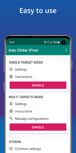 Auto Clicker – Automatic tap Mod Apk 1.6.2 (Unlocked)(Pro) Gallery 1