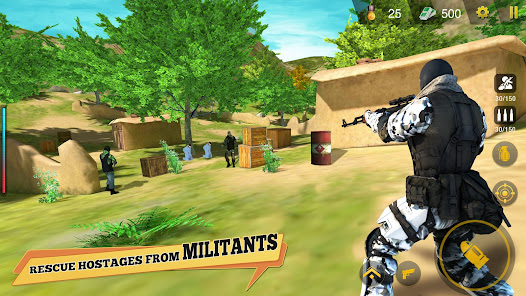 FPS Offline Gun Shooting Games MOD apk (God Mode)(Weak enemy) v5.3 Gallery 5