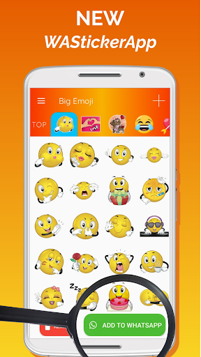 Big Emoji, large emojis, stickers for WhatsApp Mod Apk 12.0.2