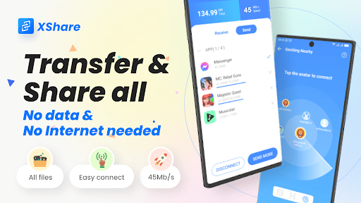 XShare – Transfer & Share all Mod Apk 3.1.6.001 (Remove ads) Gallery 0