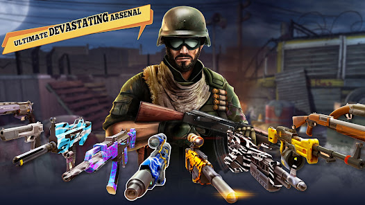 FPS Offline Gun Shooting Games MOD apk (God Mode)(Weak enemy) v5.3 Gallery 3