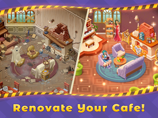 Grand Cafe Story－Match-3 Mod Apk 2.0.43 (Unlimited money) Gallery 8